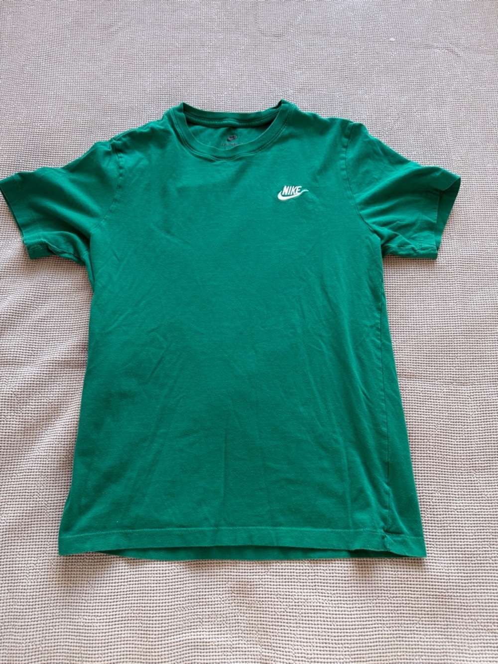 Nike Green Short Sleeve Tee with White Logo